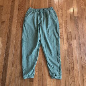Gymshark Pants Mens Medium Green Sweatpants Jogger Stretch Tapered Fitness